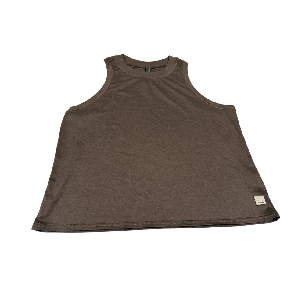 Vuori Energy Top Women Small Rosewood Brown Sleeveless Athletic Yoga Tank VW123